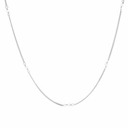 Ketting kleine pareltjes sterling silver - Karma Ketting kleine pareltjes sterling silver - Karma