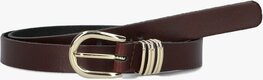 Riem smal leer Minnesota burgundy - Elvy Fashion Riem smal leer Minnesota burgundy - Elvy Fashion