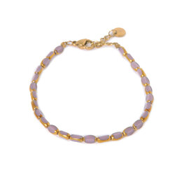 Armband K.SA.319.1 Lila glow goud - Label Kiki