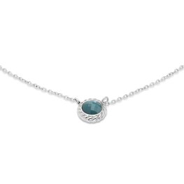 Ketting Friends Ziva retro blue FN28 zilver - ​​​​​​​Melano Ketting Friends Ziva retro blue FN28 zilver - ​​​​​​​Melano