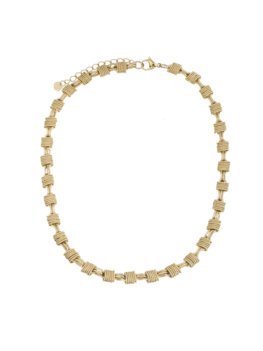 Ketting dubbele schakels goud - Rose & Camellia