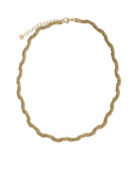 Ketting gedraaid goud - Rose & Camellia