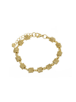 Armband schakels goud - Rose & Camellia