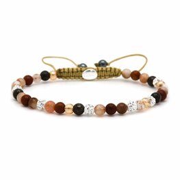 Armband spiral Liorah white crystal xxs - Karma Armband spiral Liorah white crystal xxs - Karma