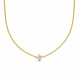 Ketting zirconia MILLE goldplated - Karma Ketting zirconia MILLE goldplated - Karma