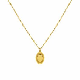 Ketting munt ALICEE goldplated - Karma Ketting munt ALICEE goldplated - Karma