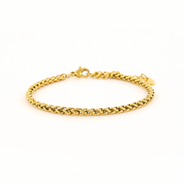 Armband Vossenstaart Paloma goud - Kalli