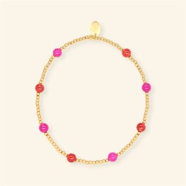 Armband MH83 Fuchsia bordeaux - MableHappiness