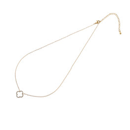 ketting N56396-2 Sparkly clover goud - Day&Eve ketting N56396-2 Sparkly clover goud - Day&Eve