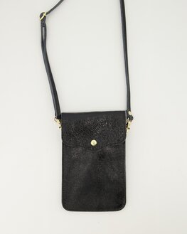 Telefoontasje Pona zwart metallic - Teatro