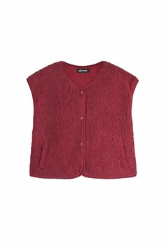 Teddy gilet donkerrood Teddy gilet donkerrood