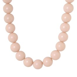 Ketting K.SK.238.1 Kralen bare blush goud - Label Kiki