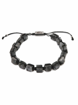 Armband Black square silver - George The Label Armband Black square silver - George The Label