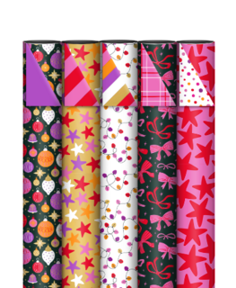 Inpakpapier kerst - verschillende prints