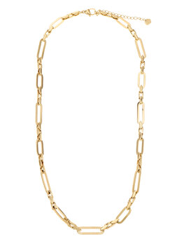 Ketting schakel ovaal goud - Rose & Camellia