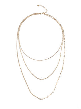 Dubbele ketting elegant goud - Rose & Camellia