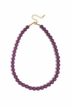 Kralen ketting paars